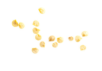 Paprika seeds isolated on a white background
