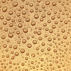 Water drops on glass.