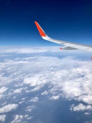 Fototapeta premium 飛行機内からの絶景