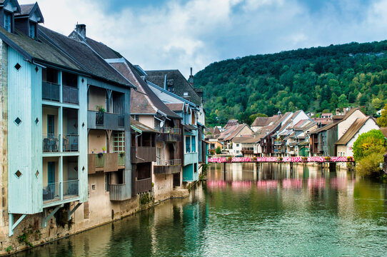 La Loue &agrave; Ornans, France