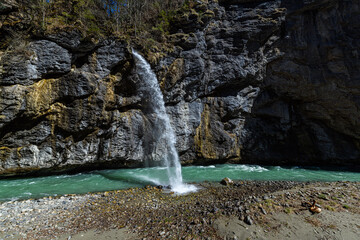 Impressive Aareschlucht, Gorge Aare, Aare Canyon, gorges de l’Aar, Switzerland