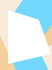 Fototapeta premium ドットと縞模様を組み合わせたフレーム枠