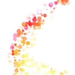 Bubbles Circle Dots Unique Colorful Bright Vector Background