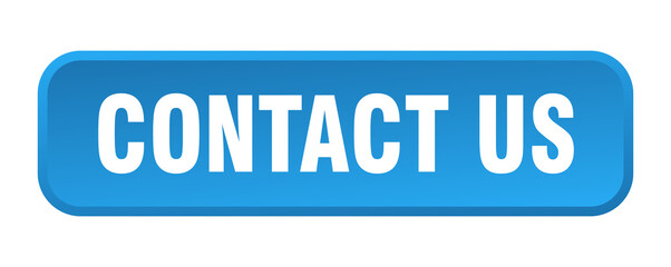 contact us button. contact us square 3d push button