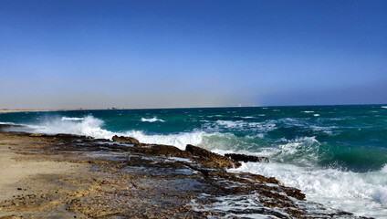 Fototapeta na wymiar Amazing view of red sea, Egypt.