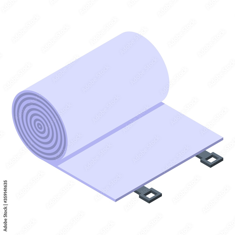 Poster elastic bandage icon. isometric of elastic bandage vector icon for web design isolated on white back