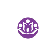 Beauty Vector lotus icon