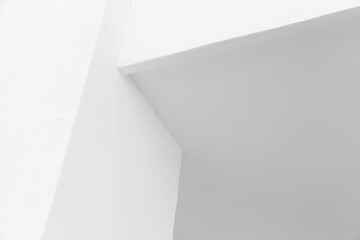 Abstract white minimalist interior photo