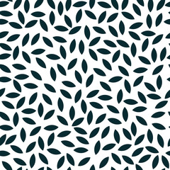 Ornate pattern for organic and healthy food packaging, natural eco cosmetics and vegan products, print, textile. Vector seamless pattern and abstract background on white .