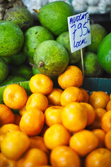fresh fruits for sale in market