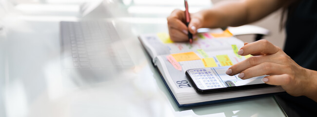 Task Calendar And Agenda Schedule