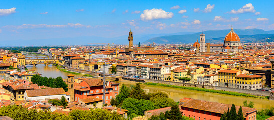 It's Florence, Italy. View from the Piazzetta Michelangelo.