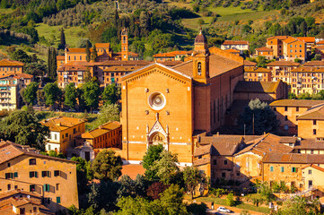 It's Historic centre of Siena. UNESCO a World Heritage Site