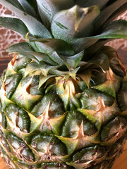 Fototapeta premium pineapple close up background