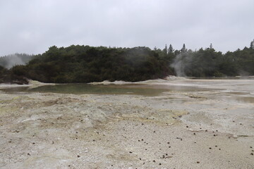 Boue chaude du parc Waiotapu, Nouvelle Zélande