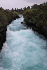 Rapides des chutes Huka, Nouvelle Zélande