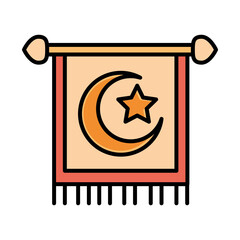 eid mubarak islamic celebration pendant decoration