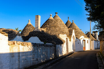 It's Typical trulli houses of Alberobello, a small town in Apulia, Italy. The Trulli of Alberobello...