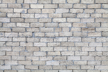 Gray brick wall texture background