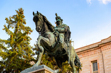Obraz premium It's Vittorio Manuele II moument in Perugia, Umbria, Italy