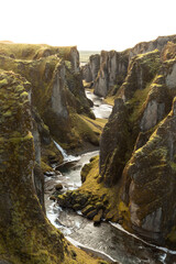 Isländische Schlucht