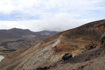 Volcan du parc Tongariro, Nouvelle Zélande	