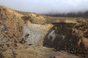 Roche volcanique du parc Tongariro, Nouvelle Zélande