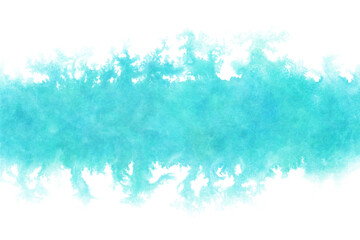 水 波 ブルー 夏 水彩 背景