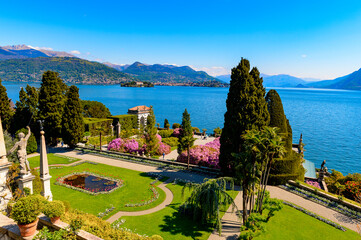 It's Garden on the Isola Bella (Bella Island), Lake Maggiore, Italy