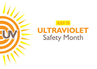 ultraviolet safety month awareness poster