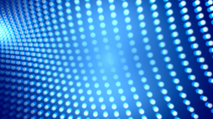 Fototapeta premium Dot white blue wave light screen gradient texture background. Abstract technology big data digital background. 3d rendering.
