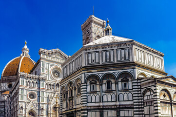 Fototapeta na wymiar It's Basilica di Santa Maria del Fiore, Florence, Italy.