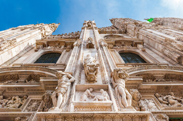 It's Milan Cathedral (Duomo di Milano), the largest cathedral in Italy