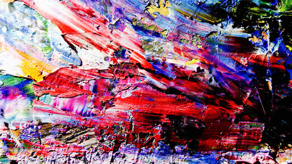 Colorful abstract background wallpaper. Modern motif visual art.  Mixtures of oil paint. Trendy...