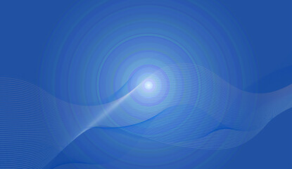 Abstract blue wave background,Blue Illustration Background.