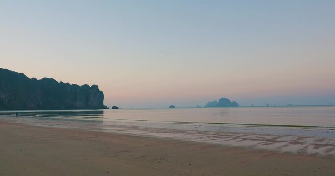 Sunset in Ao Nang Krabi province