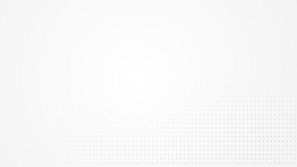 Dot white gray pattern gradient light texture background. Abstract  technology big data digital background. 3d rendering.