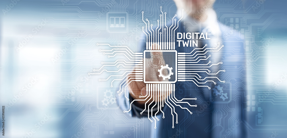 Poster digital twin business and industrial process modelling. innovation and optimisation.