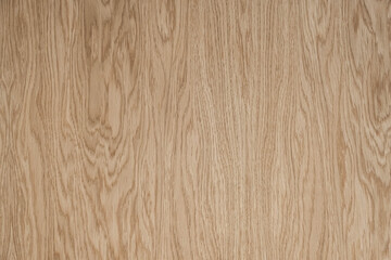 Naklejka premium Natural light oak wood texture on furniture surface as background image. Copy, empty space for text