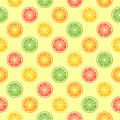 seamless pattern with citrus