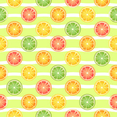 Summer pattern of oranges