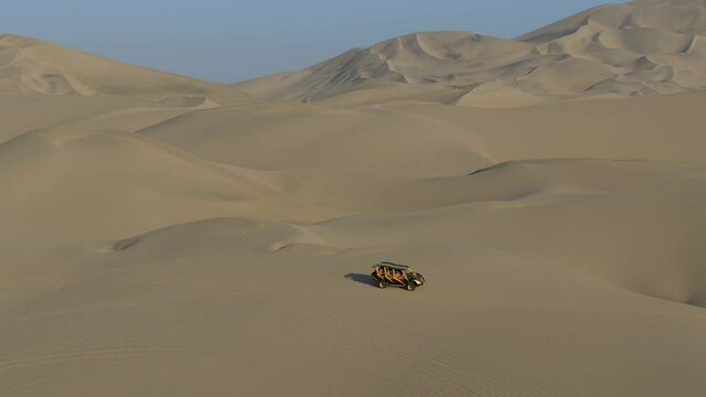 buggy in the desert, huacachina