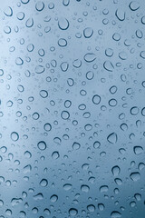 Close up water drops texture background 