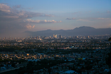 aerial view of the city