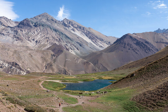 Lagune de los Horcones, Aconcagua, Argentine