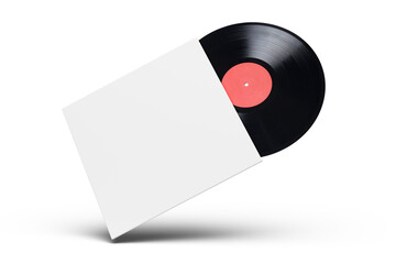 Vinyl LP record in cardboard cover on white background.