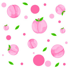  pattern with peach