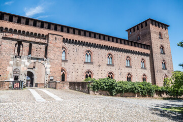 The Visconti Castle in Pavia