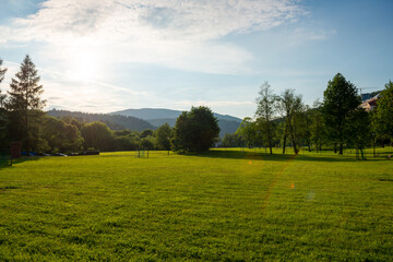 landscape in the mountains