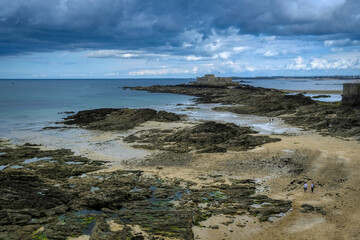 Saint-Malo, plage du Bon secours